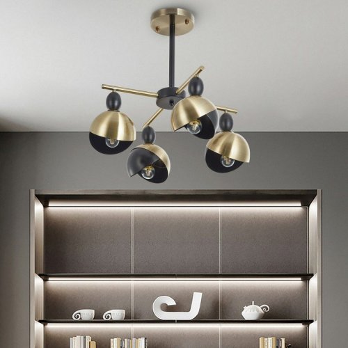 Потолочная люстра Arte Milano 271307/4 BK/GD