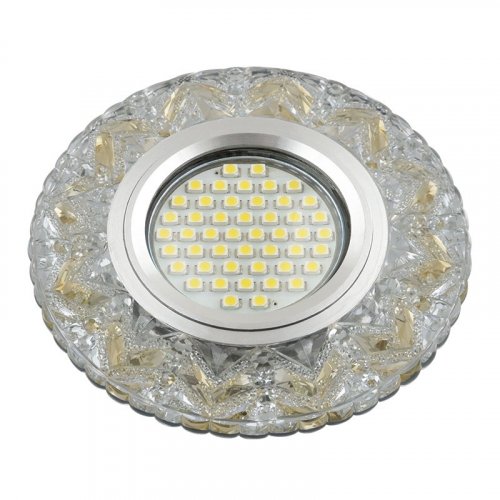 Встраиваемый светильник Fametto Luciole DLS-L146 Gu5.3 Glassy/Gold