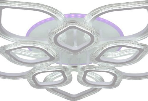 Потолочная светодиодная люстра Reluce 09827-3.3-5+5A WH (RGB) Потолочная светодиодная люстра Reluce 09827-3.3-5+5A WH (RGB)