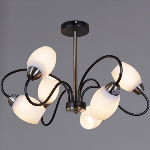 Подвесная люстра Reluce 01270-0.3-06B BK+AB Подвесная люстра Reluce 01270-0.3-06B BK+AB