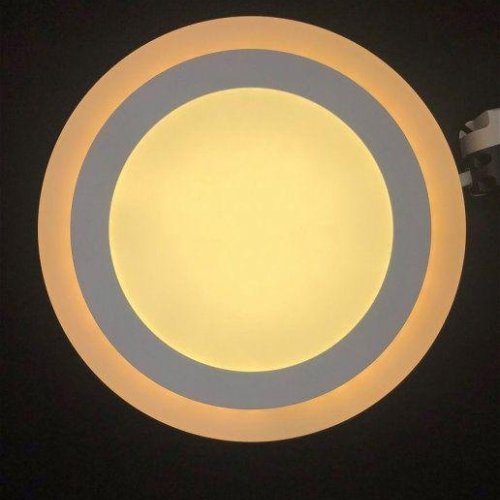 Настенно-потолочный светодиодный светильник Elvan NLS-500R-12/4-WW/NH-Wh