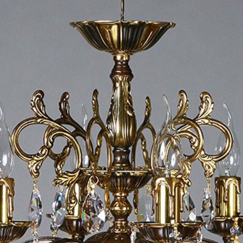 Подвесная люстра Ambiente by Brizzi Leon 2128/6 PB Tear Drop Подвесная люстра Ambiente by Brizzi Leon 2128/6 PB Tear Drop