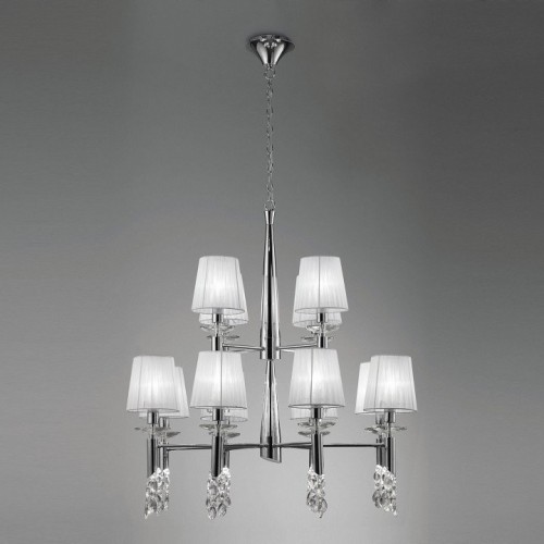 Подвесная люстра Mantra Tiffany Chrome 3850