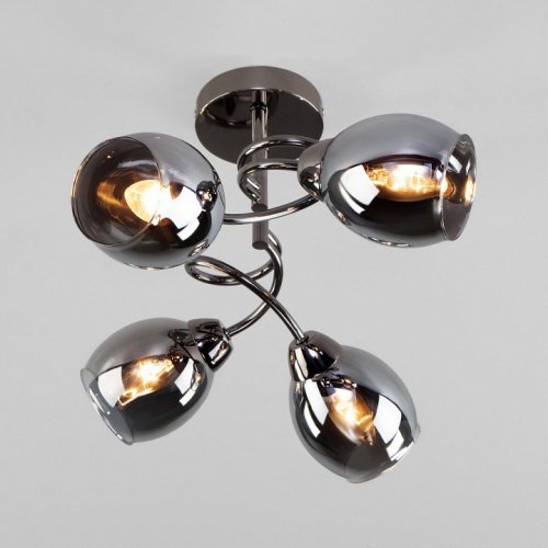 Потолочная люстра Roselyn 30171/4 черный жемчуг