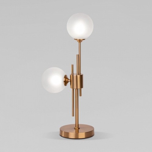 Интерьерная настольная лампа Eurosvet Volver 01383/2 латунь Интерьерная настольная лампа Eurosvet Volver 01383/2 латунь