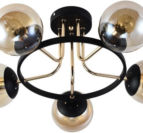 Потолочная люстра Reluce 01344-0.3-05 BK+FGD