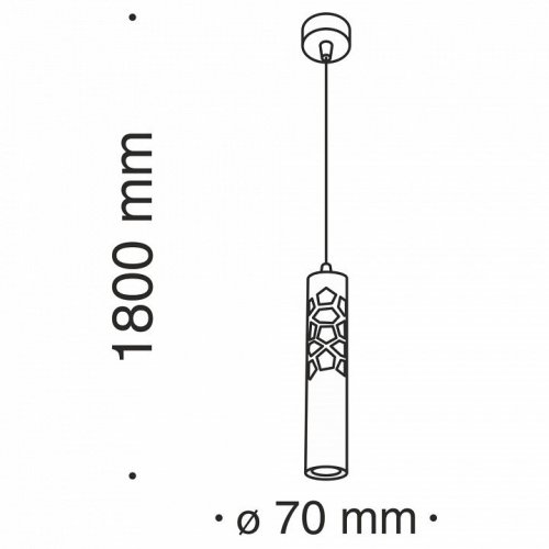 Подвесной светодиодный светильник Maytoni Torre P037PL-L11W4K