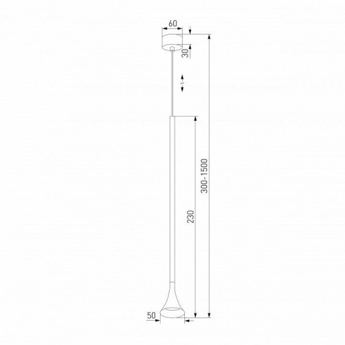 Подвесной светодиодный светильник Elektrostandard Hall 50314 LED a068821