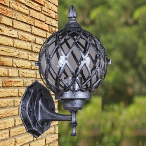 Настенный фонарь уличный  09018-0.2-001SW BKSL