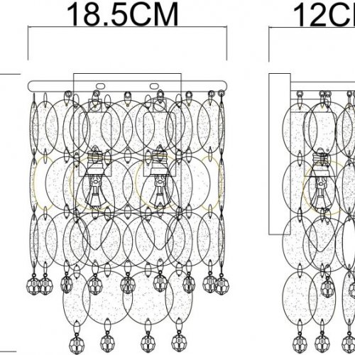 Бра Pipirima A4089AP-2AB Бра Pipirima A4089AP-2AB