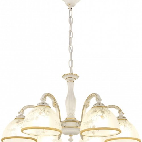 Подвесная люстра AM349737 349737/6 WT+G Подвесная люстра AM349737 349737/6 WT+G