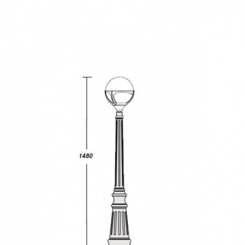 Наземный фонарь Oasis Light 88111 Bl