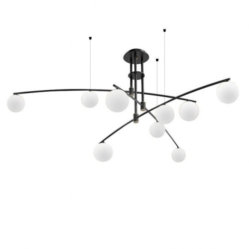 Потолочная люстра 8119P 8119P/9 black