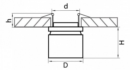 Точечный встраиваемый светильник Lightstar Forte Inca 214829