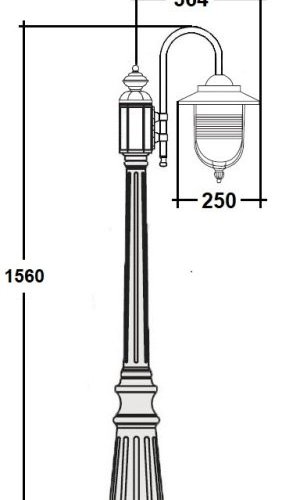 Наземный фонарь TITAN 84711 10 PartA Bl Наземный фонарь TITAN 84711 10 PartA Bl