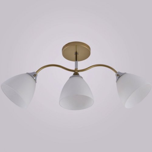 Потолочная люстра 01643-0.3-03 GOLD+CR Потолочная люстра 01643-0.3-03 GOLD+CR