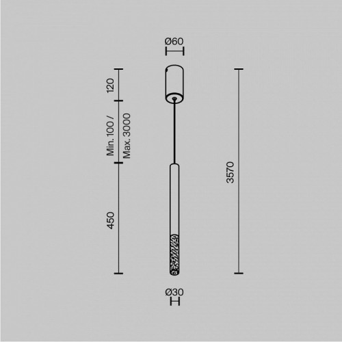Подвесной светильник Maytoni Pro Shade MOD157PL-L6GK