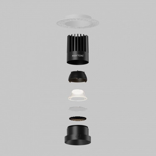 Точечный светильник Maytoni Dip DL121-15W-4K-TRS-B