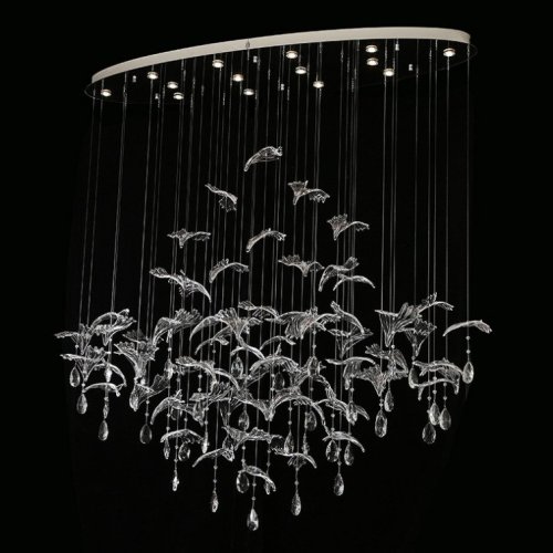 Потолочная люстра 8200 8220/140 С oval chrome