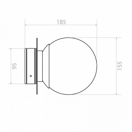 Накладной светильник Covali  WL-38027