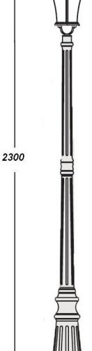 Наземный фонарь ROMA L 95209L Gw