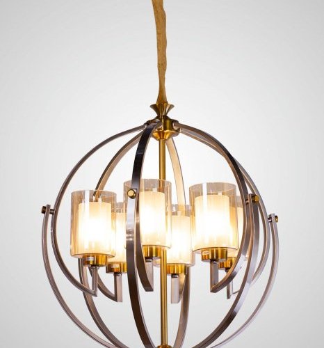 Подвесная люстра AM Group AM372 AM372 SP6 GAB+SN