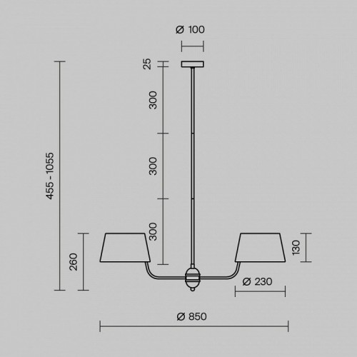 Потолочная люстра Maytoni Modesto MOD360PL-06B Потолочная люстра Maytoni Modesto MOD360PL-06B