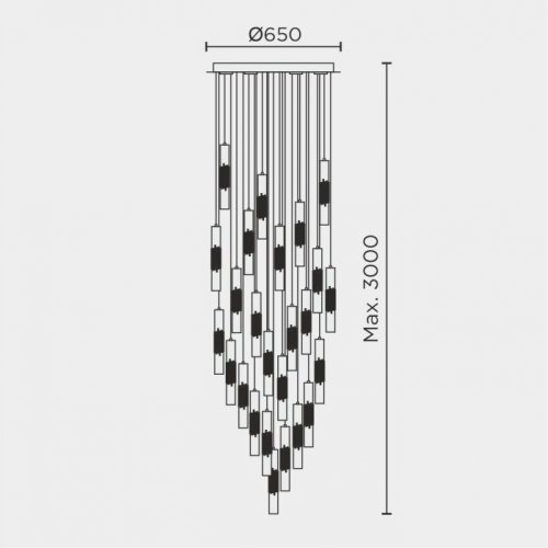 Подвесной светильник  ML.88987.28 GD