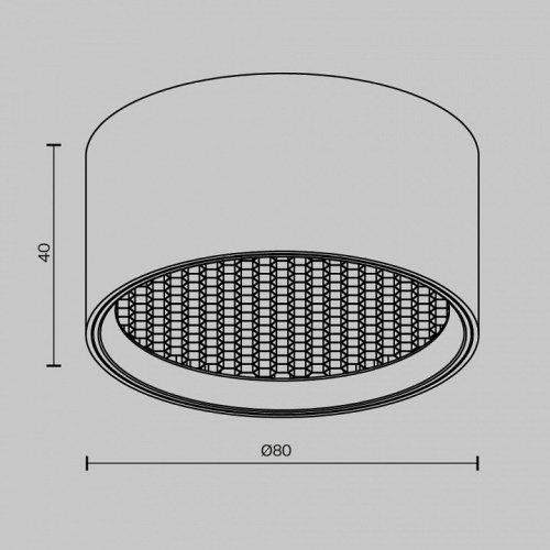 Точечный светильник Maytoni Glare C122CL-L7-4K-B