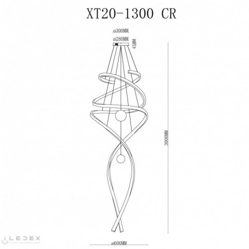 Подвесной светильник Axis XT20-1300 CR