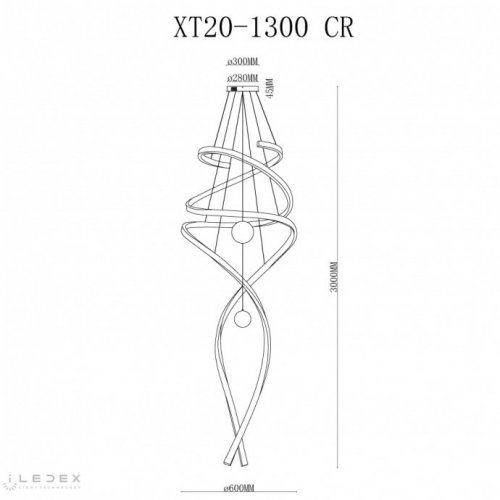 Подвесной светильник Axis XT20-1300 CR