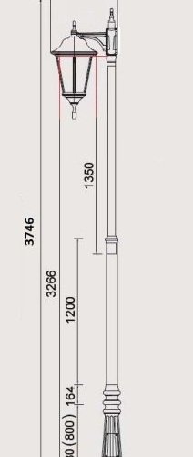 Наземный фонарь Oasis_Light BREMEN 79832/PART A/DOWN Bl Наземный фонарь Oasis_Light BREMEN 79832/PART A/DOWN Bl
