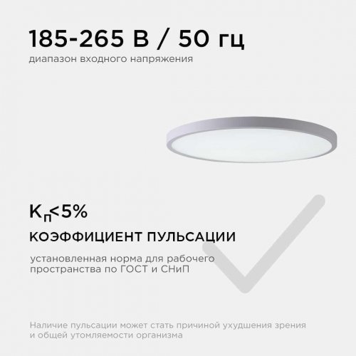 Потолочный светодиодный светильник Apeyron Spin 18-125