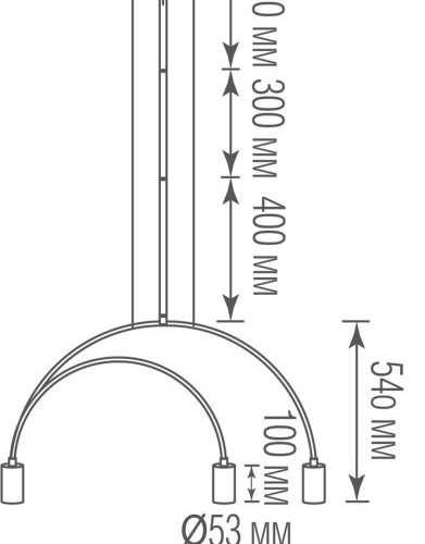Подвесной светильник Donolux Saga S111018/3Brass Подвесной светильник Donolux Saga S111018/3Brass