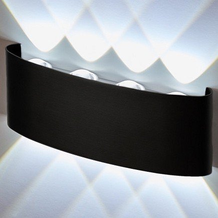 Настенный светодиодный светильник IMEX Cross IL.0014.0001-8 BK Настенный светодиодный светильник IMEX Cross IL.0014.0001-8 BK