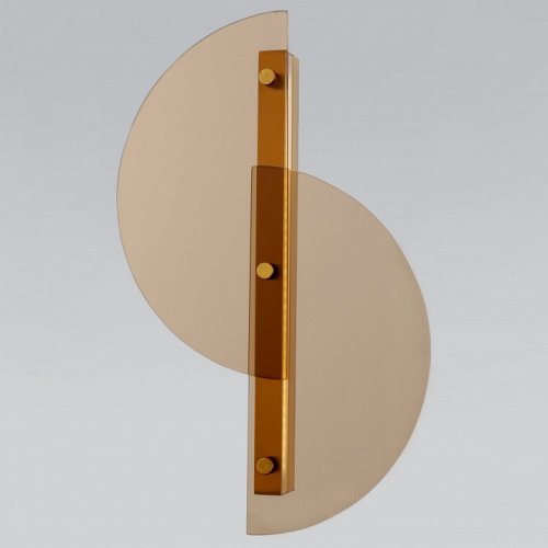 Настенный светодиодный светильник Eurosvet Colour 40160 LED янтарный Настенный светодиодный светильник Eurosvet Colour 40160 LED янтарный