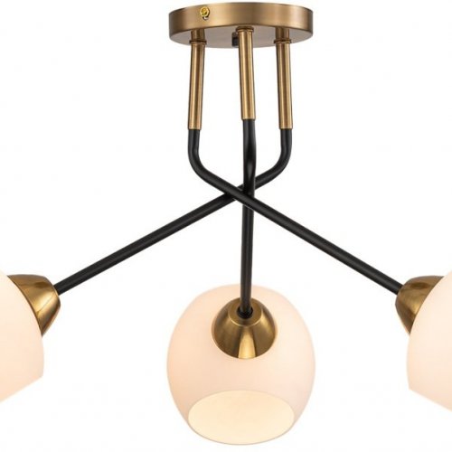 Потолочная люстра Escada Bond 2113/3P Copper/Black Потолочная люстра Escada Bond 2113/3P Copper/Black