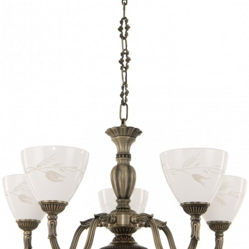 Подвесная люстра AM343837 347837/5 AB Подвесная люстра AM343837 347837/5 AB