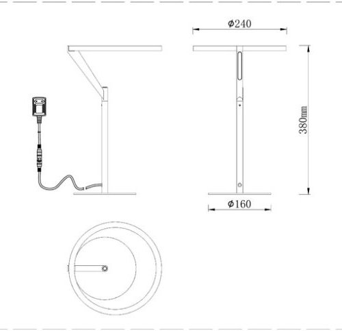 Интерьерная настольная лампа Sole 3234/06 TL-1 Интерьерная настольная лампа Sole 3234/06 TL-1