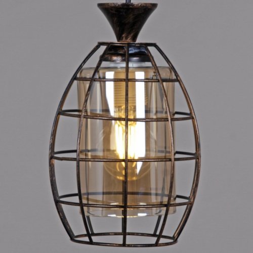 Подвесной светильник Reluce 03525-0.9-03 BK+GD Подвесной светильник Reluce 03525-0.9-03 BK+GD