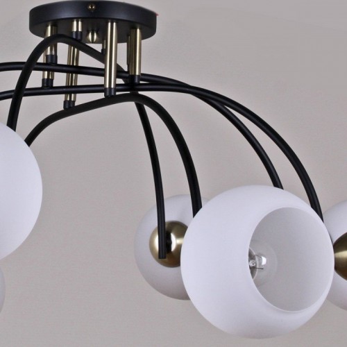 Потолочная люстра Illumico IL0250-8CSQ-79 BK AB