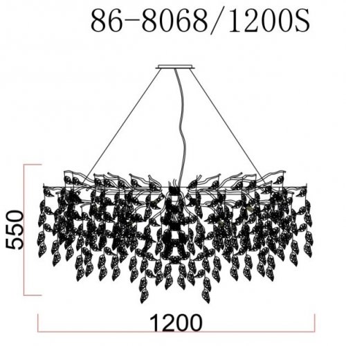 Подвесная люстра  86-8068/1200S