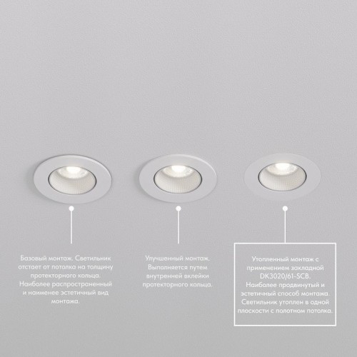 Встраиваемый светильник Denkirs DK3061-WH