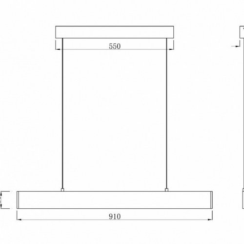 Подвесной светодиодный светильник Maytoni Step P010PL-L23B