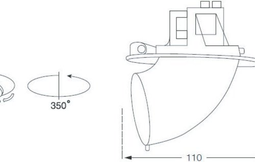 Точечный светильник A1602 A1602-WH