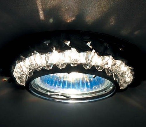 Точечный светильник Downlight DL062.02.1/12 crystal/jet