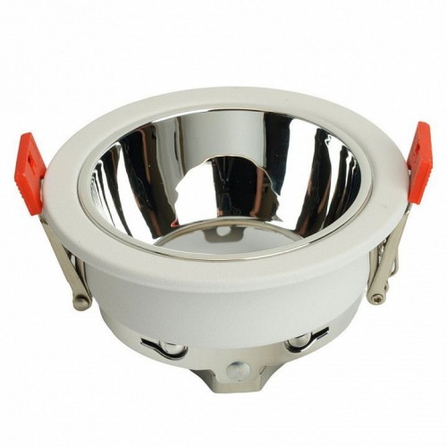 Светильник встраиваемый Feron DL3102 потолочный MR16 G5.3 белый + хром 51400 Светильник встраиваемый Feron DL3102 потолочный MR16 G5.3 белый + хром 51400