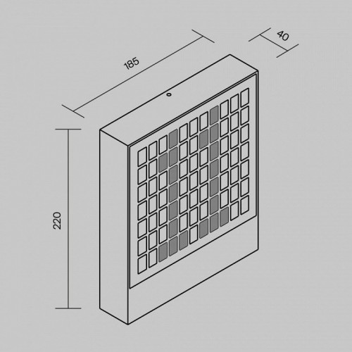 Накладной светильник Maytoni Outdoor Anri O475WL-L10GF3K