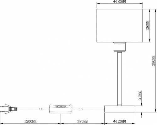 Настольная лампа Moderli Room V2732-1T