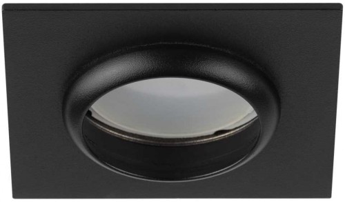 Светильник встраиваемый алюминиевый ЭРА KL110 BK под лампу MR16 GU5.3 черный матовый Б0061530
